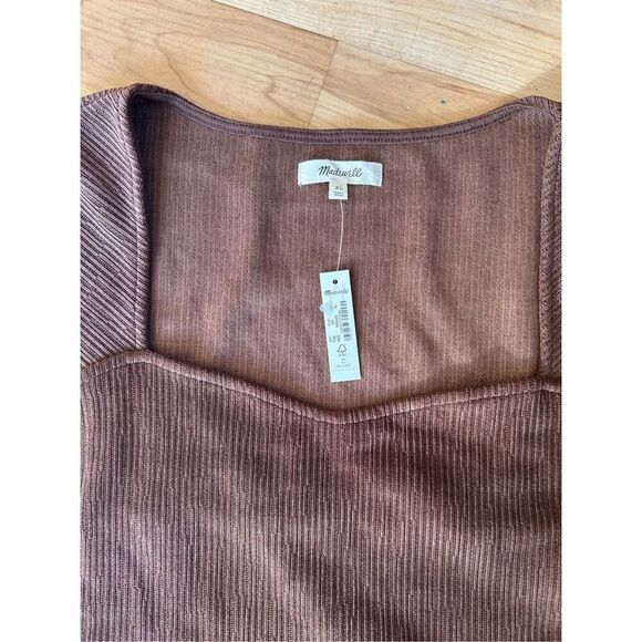 Madewell brown top - Picture 3 of 4
